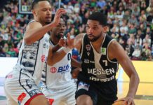 Basketball-Krimi in der ÖVB-Arena Eisbären Bremerhaven vs. Gießen 46ers