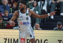 Eisbären Bremerhaven holen wichtigen Heimsieg gegen die Nürnberg Falcons BC Eisbären Bremerhaven vs. Nürnberg Falcons